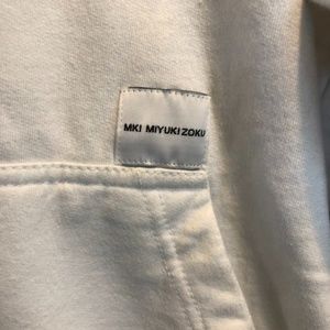 White Hooded Sweatshirt